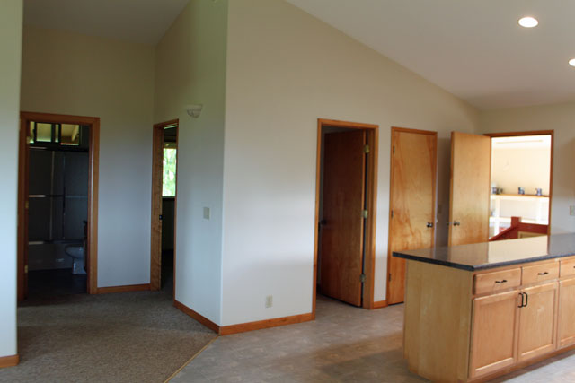 entrance from garage