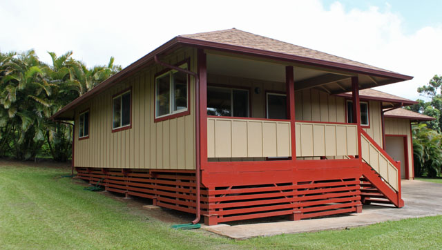 exterior back