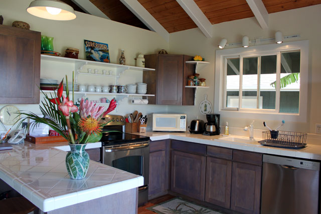 kitchen with high end appliances